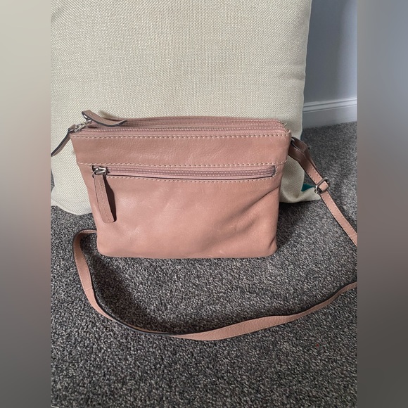 Colorado Handbags - Colorado blush leather crossbody bag